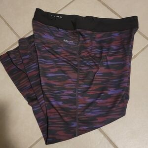 Dri-Fit Black and Gray Athletic Shorts
